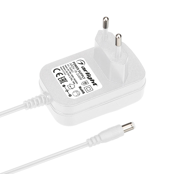 Блок питания ARDV-18-24WW (24V, 0,75A, 18W) (Arlight, Адаптер, 3 года) 040021
