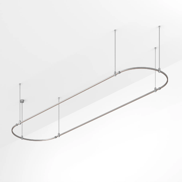 Основание ART-APRIORI-OVAL-ROD-800-4000x1000 (TN) (Arlight, IP20 Металл, 3 года) 054532