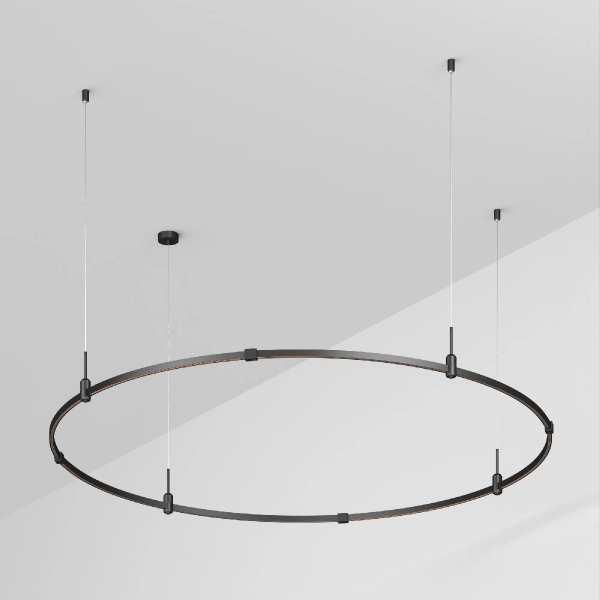 Основание ART-APRIORI-ROUND-HANG-R1500 (BK) (Arlight, IP20 Металл, 3 года) 048491