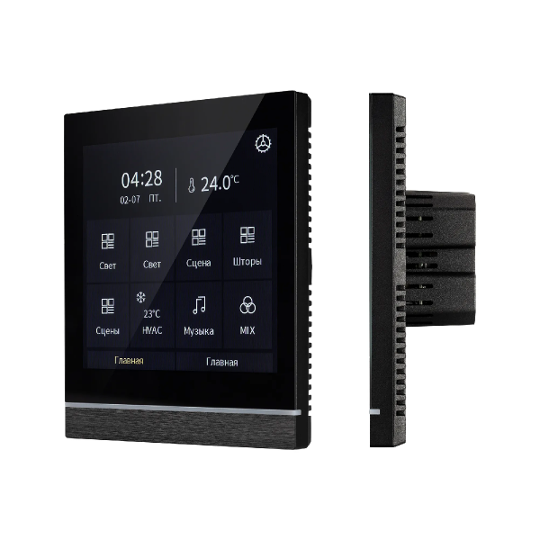 INTELLIGENT ARLIGHT Панель сенсорная KNX-113-40-MULTI-V4-IN (20-30V) (IARL, IP20 Пластик, 2 года) 032386