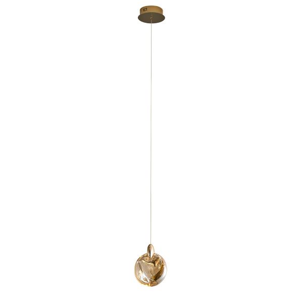 Подвесной светильник OD2440-1 gold/amber