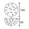 Люстра Brand Van Egmond Delphinium Round 100