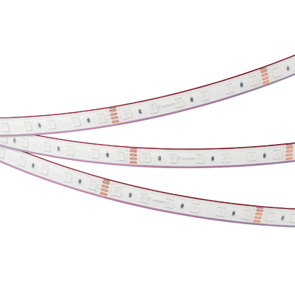 Светодиодная лента герметичная RTW-PFS-B60-13mm 24V RGB (14.4 W/m, IP68, 5060, 5m) (Arlight, 14.4 Вт/м, IP68) 033791