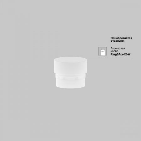 Трековый светильник Technical TR032-2-5W4K-M-BW