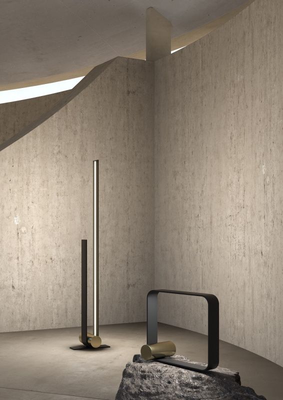 Торшер TOOY Nastro 563.62 beige/brass
