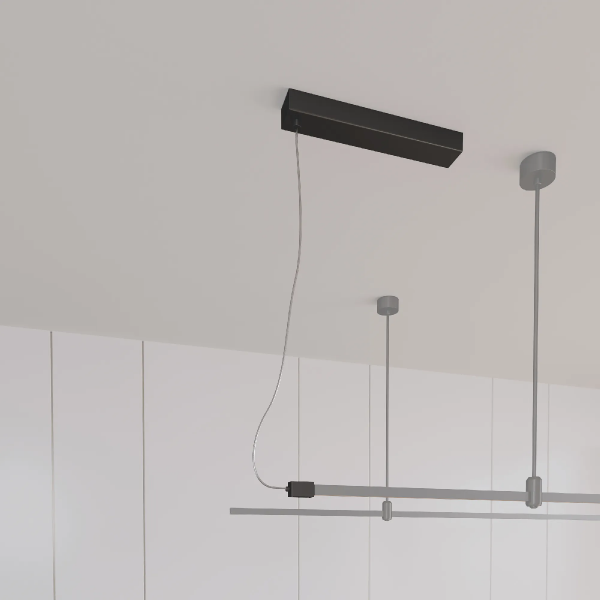 Потолочный короб ART-APRIORI-POWER-BOX-SIDE-L1500 (BK) (Arlight, IP20 Металл, 3 года) 039644