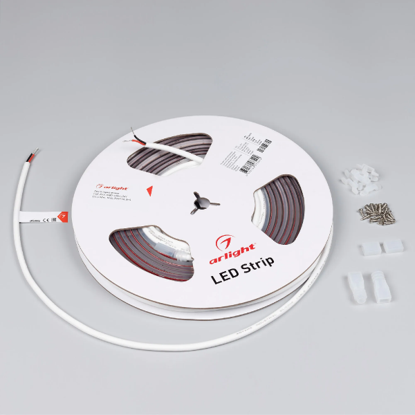 Светодиодная лента герметичная CSP-PFS-X480-10mm 24V White6000 (14.4 W/m, IP68, TWP100, 5m) (Arlight, -) 045042
