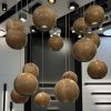 Подвесной светильник под сменную лампу SPACE Wooden 21 GU10