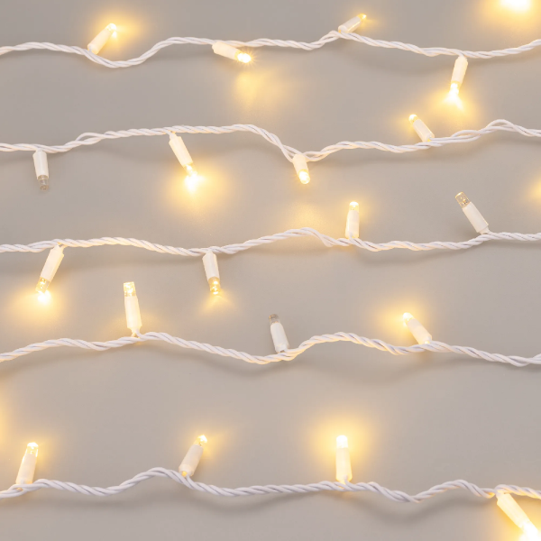 Светодиодная гирлянда ARD-STRING-CLASSIC-10000-WHITE-100LED-PULSE Warm (230V, 7W) (Ardecoled, IP65) 031645