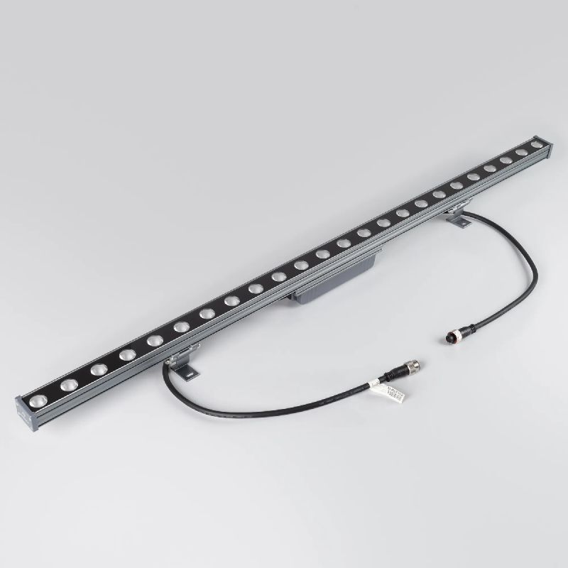 Линейный прожектор AR-LINE-1000-24W Warm3000 (GR, 30 deg, 230V) (Arlight, IP65 Металл, 3 года) 024303(1)