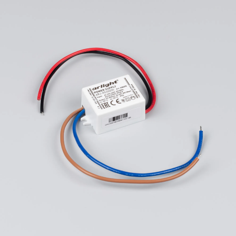Блок питания ARJ-KE40200 (8W, 200mA, PFC) (Arlight, IP44 Пластик, 5 лет) 028395