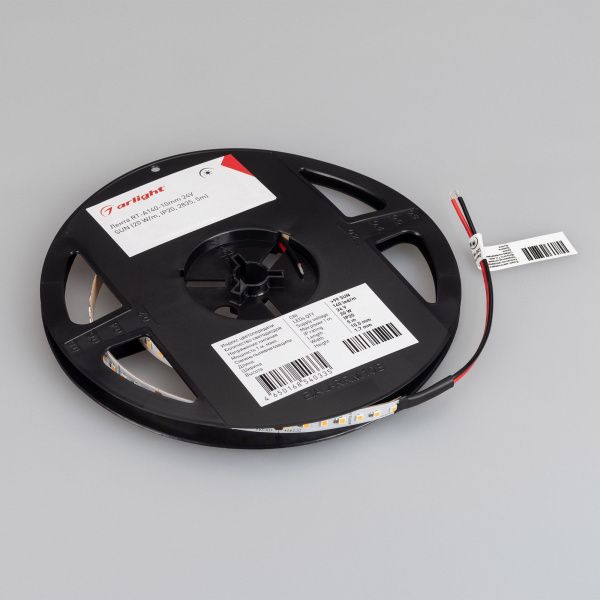 Светодиодная лента RT-A140-10mm 24V Day5000 SUN (20 W/m, IP20, 2835, 5m) (Arlight, -) 037878