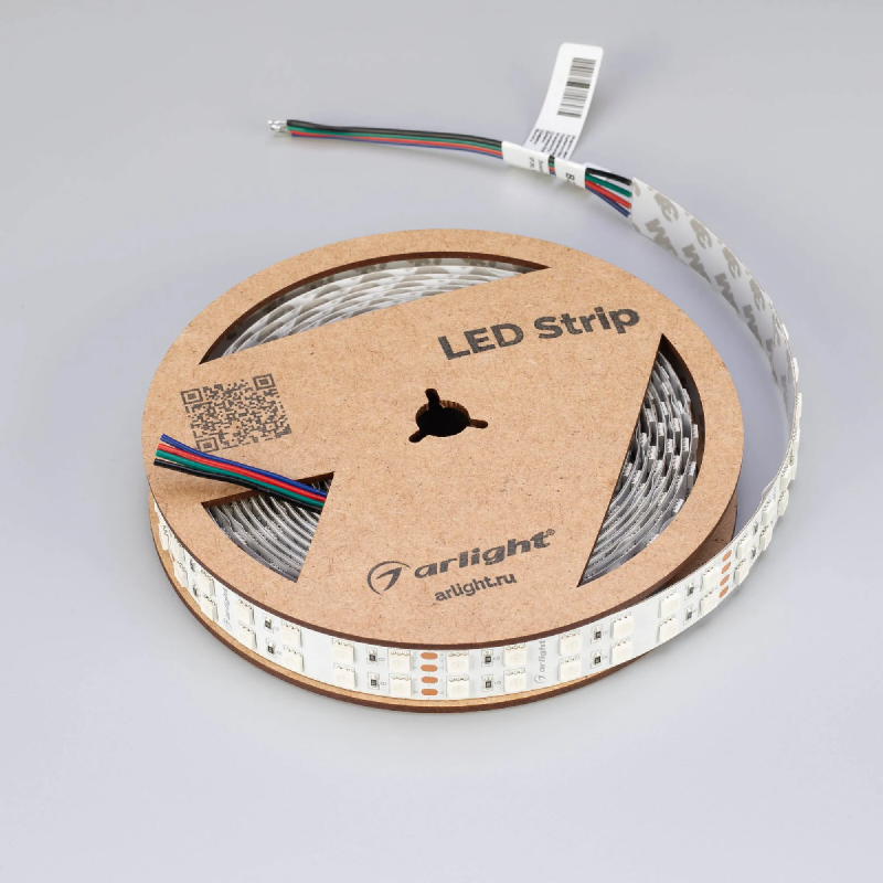 Светодиодная лента RT-B144-19mm 24V RGB (34.4 W/m, IP20, 5060, 5m) (Arlight, Открытый) 012905(2)