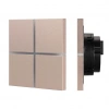 INTELLIGENT ARLIGHT Сенсорная панель KNX-304-13-IN Champagne (BUS, Frameless) (IARL, IP20 Металл, 2 года) 039670