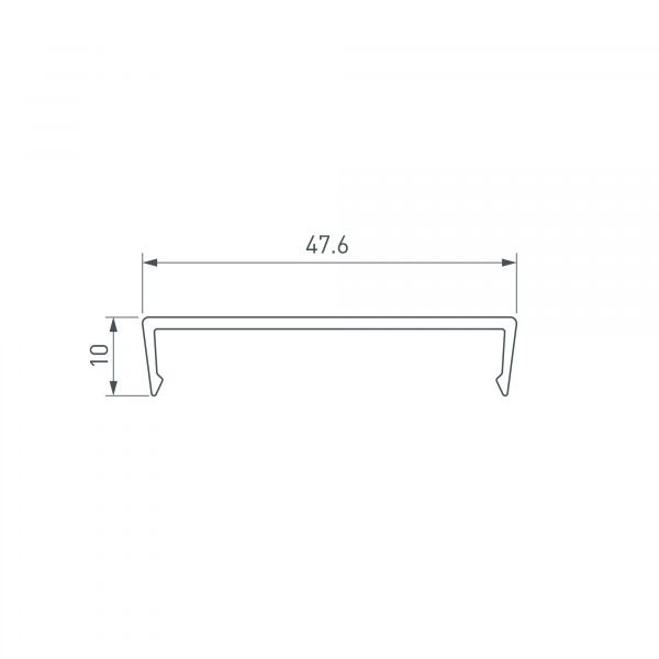 Экран S2-LINIA69-F-2500 OPAL (Arlight, Пластик) 029672