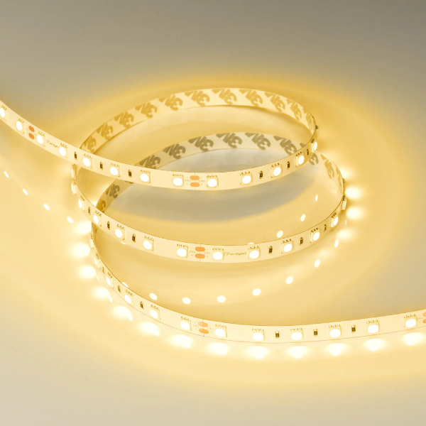 Светодиодная лента RT-B60-10mm 24V Yellow (14.4 W/m, IP20, 5060, 5m) (Arlight, 14.4 Вт/м, IP20) 008816(2)