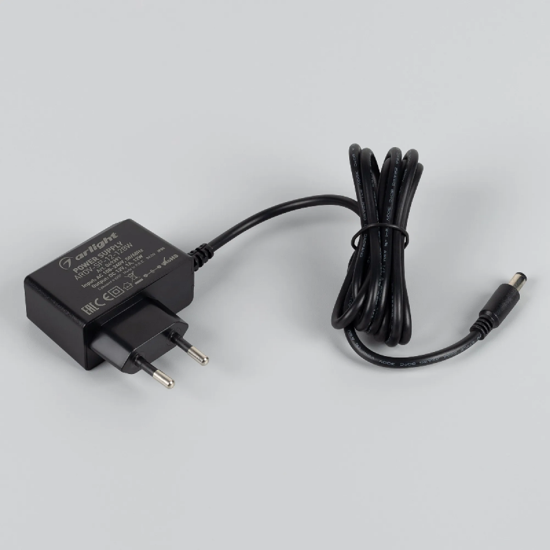Блок питания ARDV-SP-12-12BW (12V, 1A, 12W) (Arlight, Адаптер, 5 лет) 049391