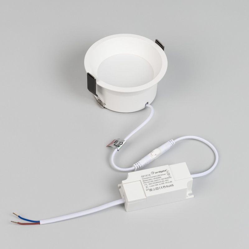 Светильник MS-BREEZE-BUILT-R104-12W Warm2700 (WH, 90 deg, 230V) (Arlight, IP20 Металл, 5 лет) 054714