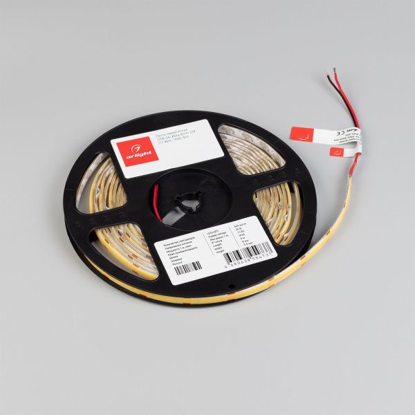 Светодиодная лента герметичная COB-SE-X544-8mm 24V Warm2700 (11 W/m, IP65, 5m) (Arlight, -) 062812