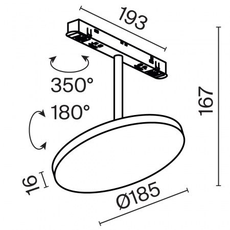 Трековый светильник Technical TR131-4-15W-DS-B