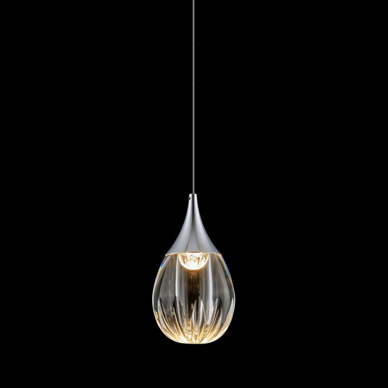 Подвесной светильник MD24001004-1A chrome/clear