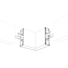 Угол S2-WALL-X2-H128-L90N внутренний (Arlight, Металл) 021288