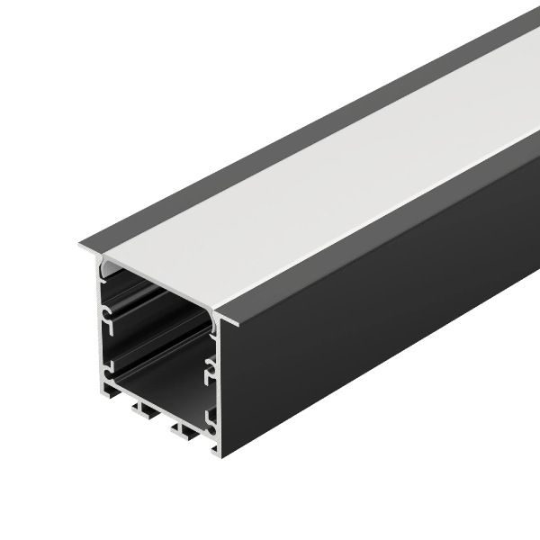 Профиль LINIA49-F-M-3000 BLACK (Arlight, Алюминий) 055443