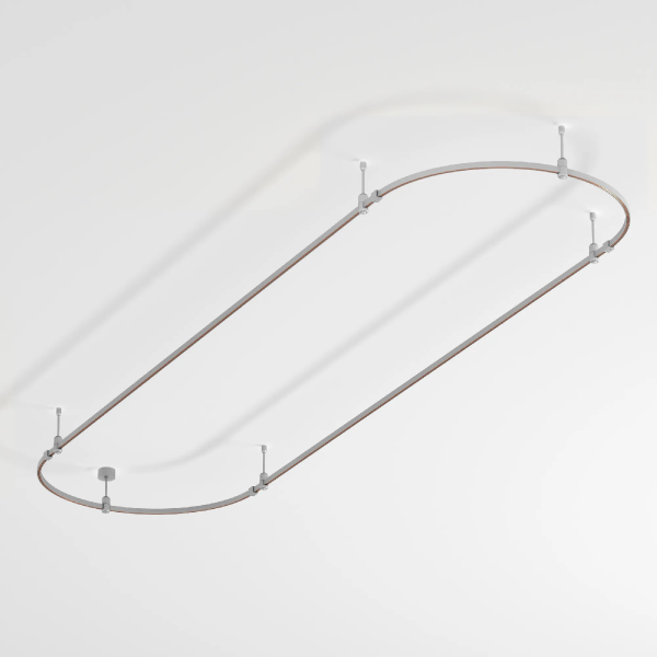 Основание ART-APRIORI-OVAL-ROD-200-3000x1000 (TN) (Arlight, IP20 Металл, 3 года) 050196