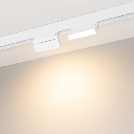 Светильник MAG-ORIENT-FLAT-FOLD-S195-6W Warm3000 (WH, 80 deg, 48V, DALI) (Arlight, IP20 Металл, 5 лет) 035855
