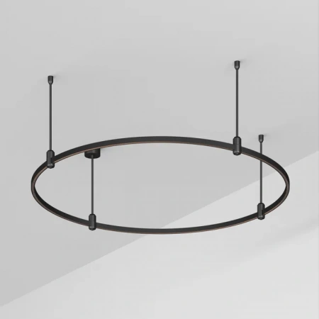 Основание ART-APRIORI-ROUND-ROD-400-R1200 (BK) (Arlight, IP20 Металл, 3 года) 048497