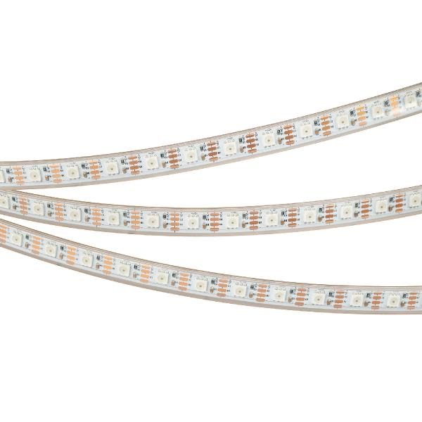 Светодиодная лента герметичная SPI-P-B60-12mm 12V RGB-PX1-BPT (8 W/m, IP66, 5060, 5m) (Arlight, бегущий огонь) 041615(1)