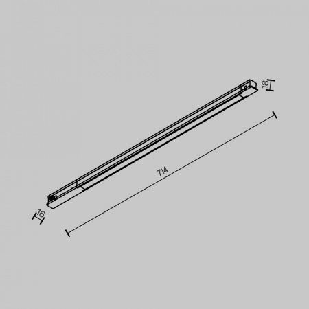 Трековый светильник Technical TR231-2-15W3K-B