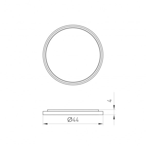 Насадка овалорисующая LGD-DIAFILM-OVAL-LENS-R44 (WH) (Arlight, Металл) 061499