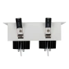 Светильник CL-KARDAN-S180x102-2x9W Day (WH-BK, 38 deg) (Arlight, IP20 Металл, 3 года) 024129