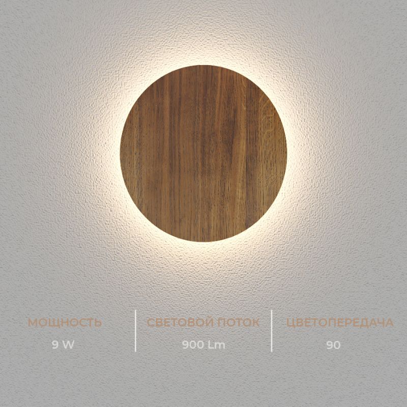 Настенный светодиодный светильник Ledron 8663L Wooden White