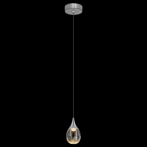 Подвесной светильник MD24001004-1A chrome/clear