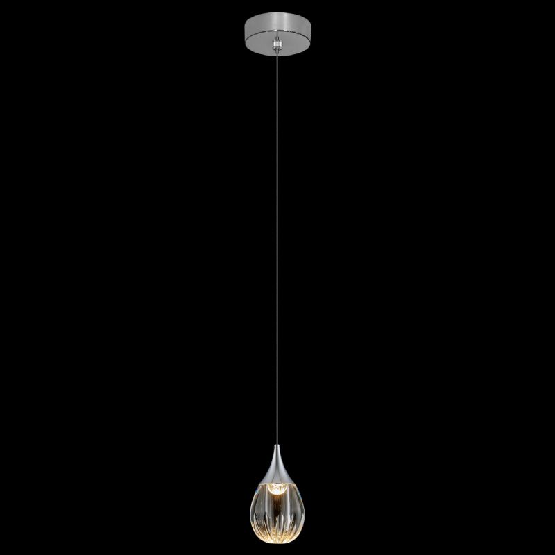 Подвесной светильник MD24001004-1A chrome/clear