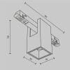 Трековый светильник Technical TR121-4-7W-DS-B