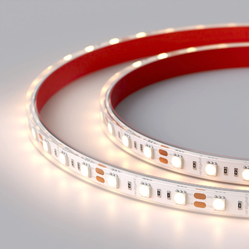 Светодиодная лента герметичная RTW-PS-B60-12mm 12V Warm3000 (14.4 W/m, IP67, 5060, 5m) (Arlight, 14.4 Вт/м, IP67) 022325(2)