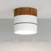 Накладной светодиодный светильник Ledron BARREL MINI Wooden White TRIAC