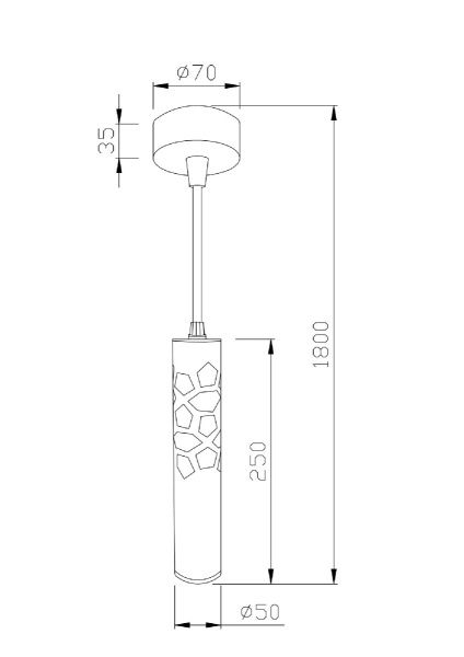 Подвесной светильник Maytoni P037PL-L11W4K