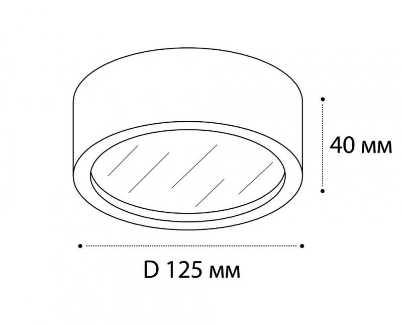 M04-525-125 white 3000K светильник потолочный