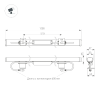 Линейный прожектор AR-LINE-1000-36W Day4000 (GR, 15x60 deg, 230V) (Arlight, IP65 Металл, 3 года) 045472