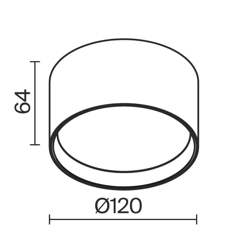 Потолочный светильник Technical C091CL-12W4K-W