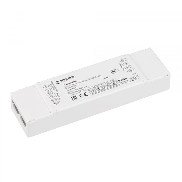 INTELLIGENT ARLIGHT Усилитель SMART-DALI-101-82-SH-DT6/DT8-SUF White (230V) (IARL, IP20 Пластик, 5 лет) 059051