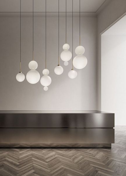 Подвесной светильник Karman Opium 30 Aluminum/frosted