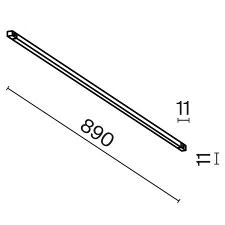 Трековый светильник Technical TR240-2-18W3K-B