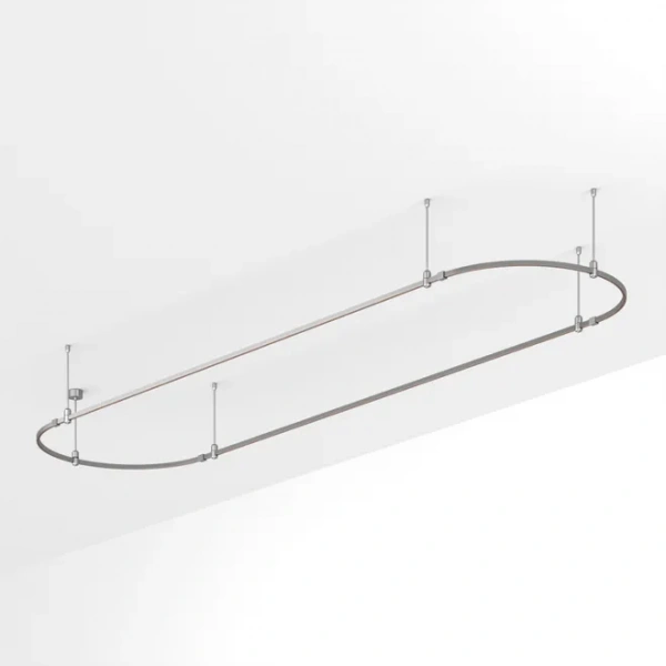 Основание ART-APRIORI-OVAL-ROD-400-4000x1000 (TN) (Arlight, IP20 Металл, 3 года) 054530