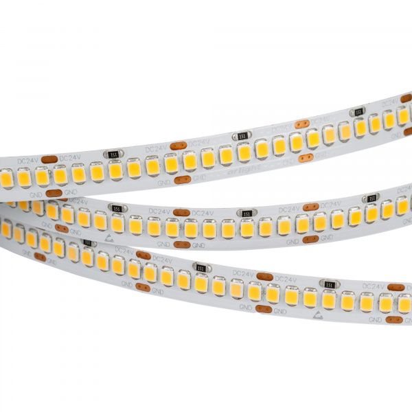 Светодиодная лента RT 2-5000 24V White6000 10mm (2835, 252 LED/m, LUX) (Arlight, 10 Вт/м, IP20) 022648