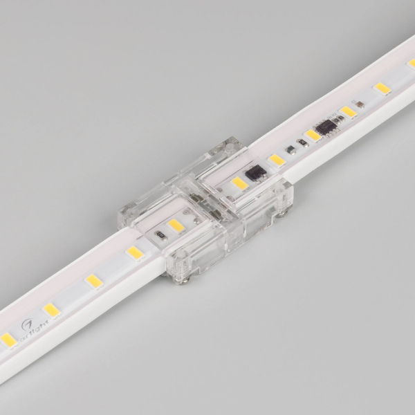 Коннектор прямой для ленты ARL-50000PV (15.5x6mm) прозрачный (Arlight, Пластик) 027067